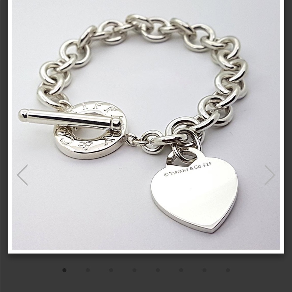 Tiffany & Co. Sterling Heart Toggle bracelet